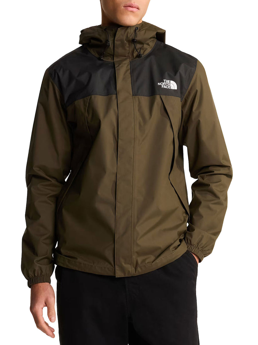 Giubbino The North Face Uomo con zip e cappuccio antora 
 verde/nero