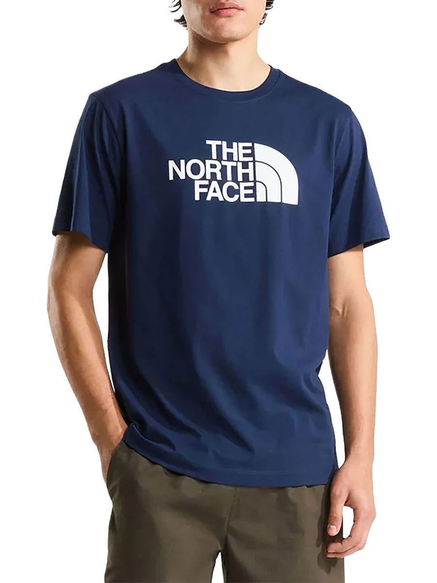 T-shirt The North Face Uomo manica corta evolution half dome 
 Blu/Bianco