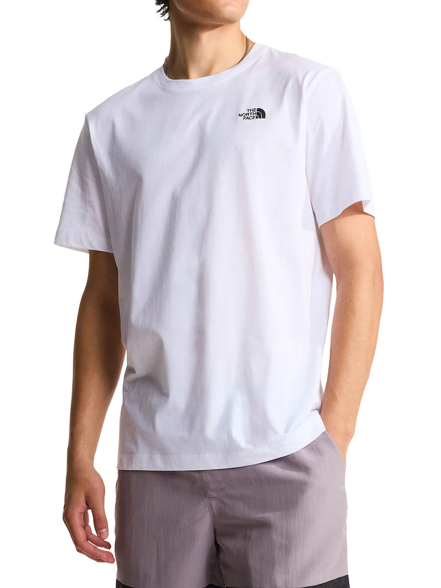 T-shirt The North Face Uomo manica corta evolution simple dome
 Bianco