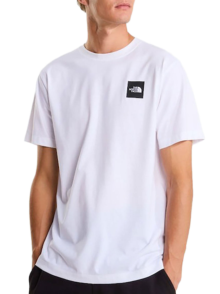 T-shirt The North Face Uomo manica corta evolution box half dome
 Bianco