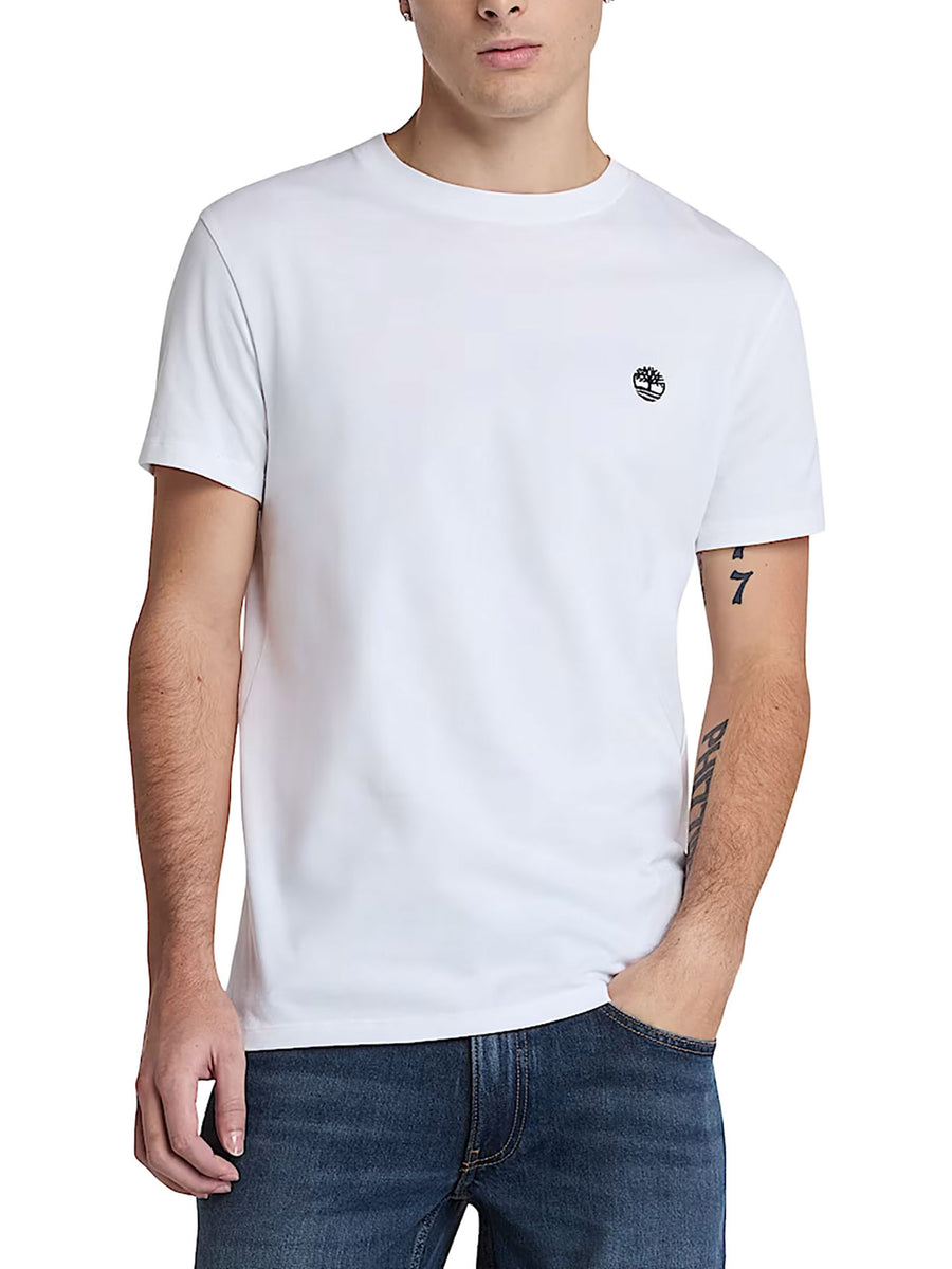 T-shirt Timberland uomo manica corta Dunstan River bianco