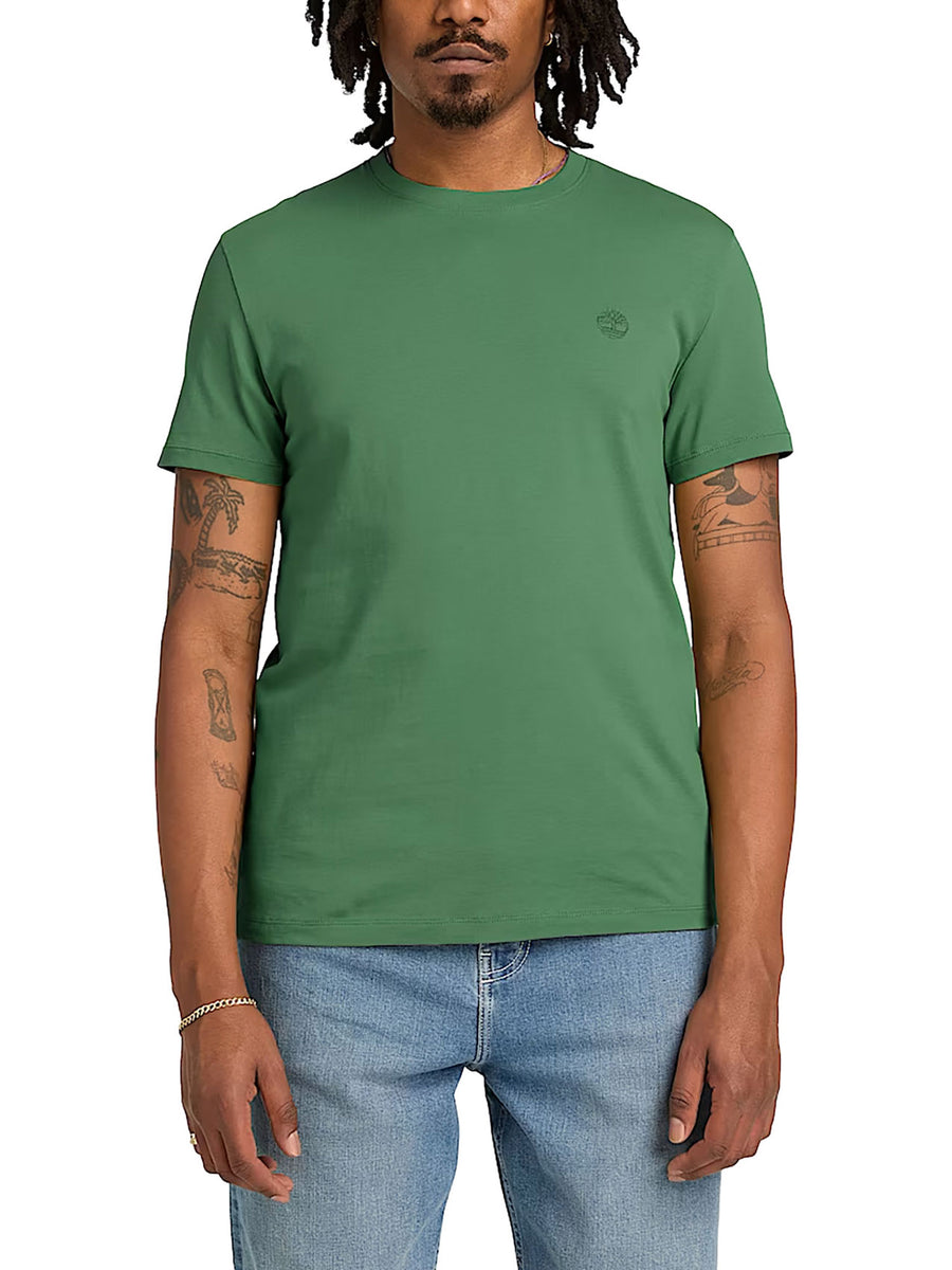 T-shirt Timberland uomo manica corta Dunstan River verde
