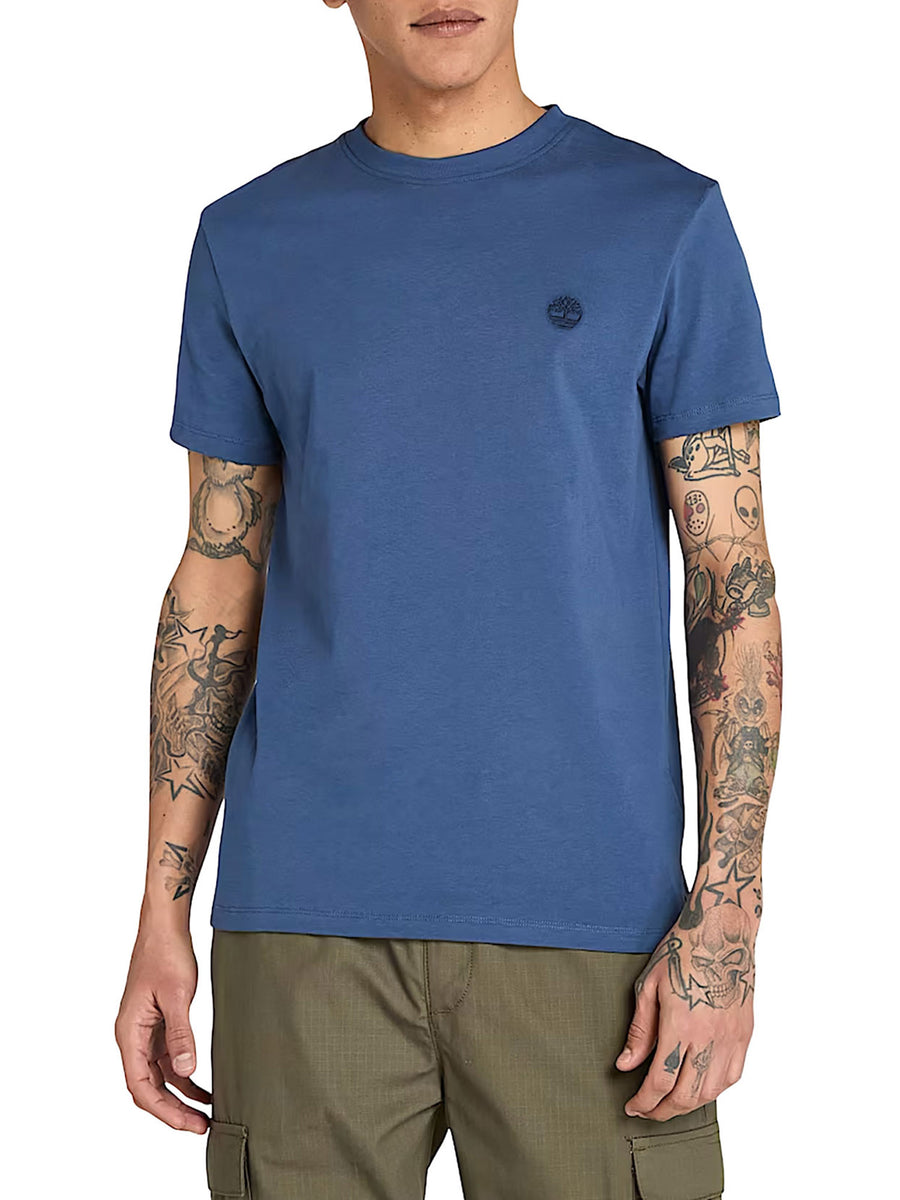 T-shirt Timberland uomo manica corta Dunstan River blu