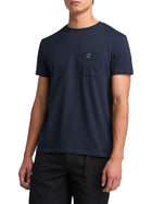 T-shirt Timberland uomo manica corta PKT Dunstan River blu