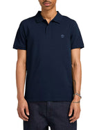 Polo Timberland uomo manica corta Millers River blu