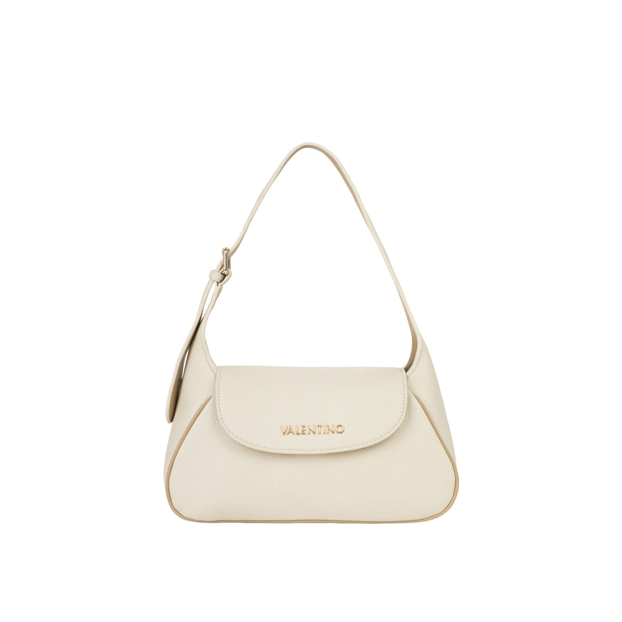 Borsa a spalla flap bag Valentino donna Daphne Re ecrù