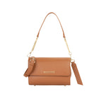 Borsa a spalla Valentino donna con pattina Hira cuoio
