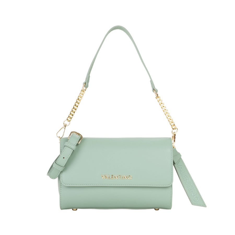 Borsa a spalla Valentino donna con pattina Hira laguna