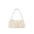 Borsa a spalla Valentino donna cassandra ecrù