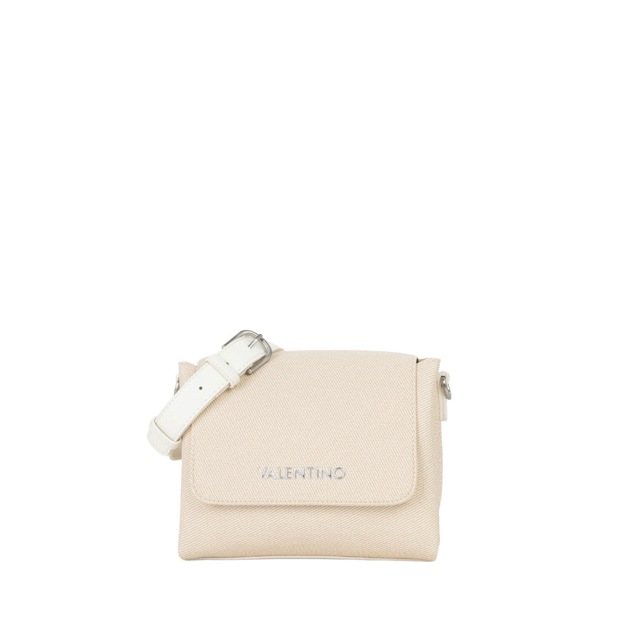 Borsa a spalla con pattina Valentino donna alexia summer naturale/panna
