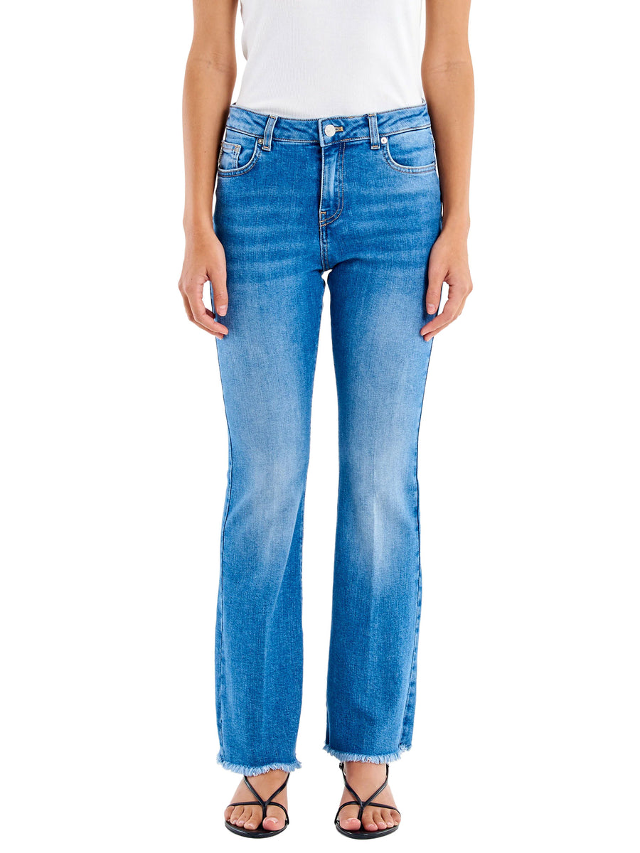 Jeans Vicolo donna Zampa Giselle denim medio
