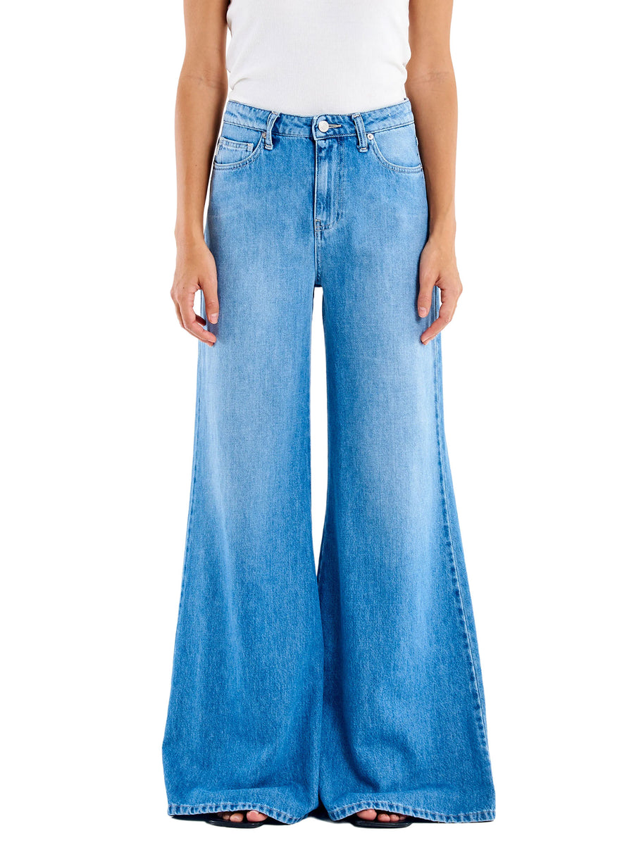 Jeans Vicolo donna Sidney Flare denim chiaro