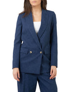 Giacca Vicolo donna Dopppio petto blu