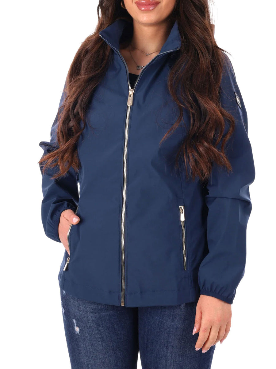 Giubbino Yes Zee donna Zip Capp. Softshell blu