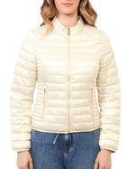 Piumino Yes Zee donna Zip Capp. 100 gr. gesso