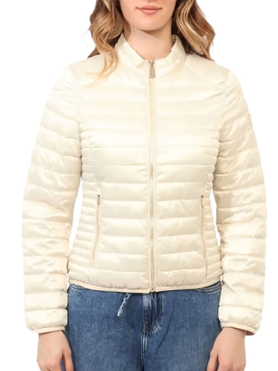 Piumino Yes Zee donna Zip Capp. 100 gr. gesso
