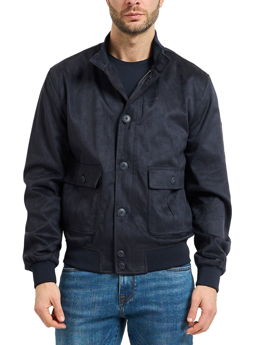 Bomber Yes Zee Uomo bt. soft touch 
 Blu