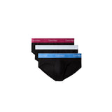 Slip hip brief Calvin Klein confezione da 3 uomo nero