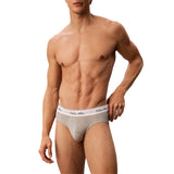 Slip hip brief Calvin Klein confezione da 3 uomo nero/grigio/blu