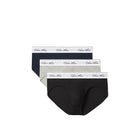 Slip hip brief Calvin Klein confezione da 3 uomo nero/grigio/blu