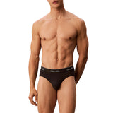 Slip hip brief Calvin Klein confezione da 3 uomo nero