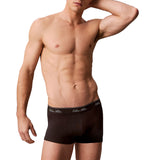 Boxer trunk Calvin Klein low rise confezione da 3 uomo nero