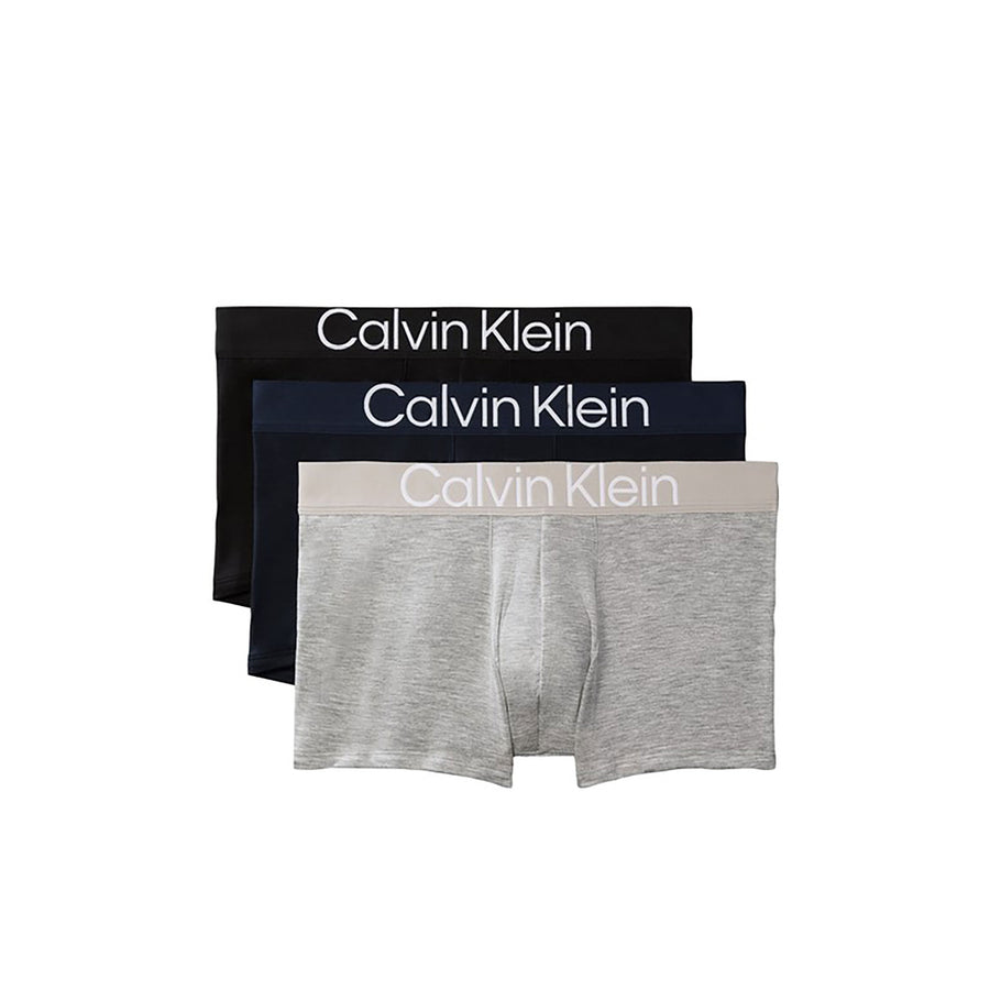 Boxer trunk Calvin Klein confezione da 3 uomo nero/grigio/blu