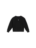 Girocollo Calvin Klein ragazzo monologo badge nero