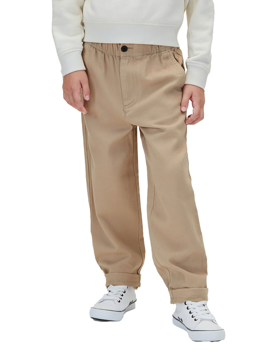 Pantalone Calvin Klein chino easy pull-on bambino beige