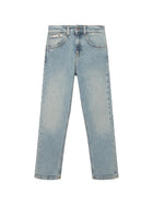 Jeans Calvin Klein bambino modello dad denim grigio