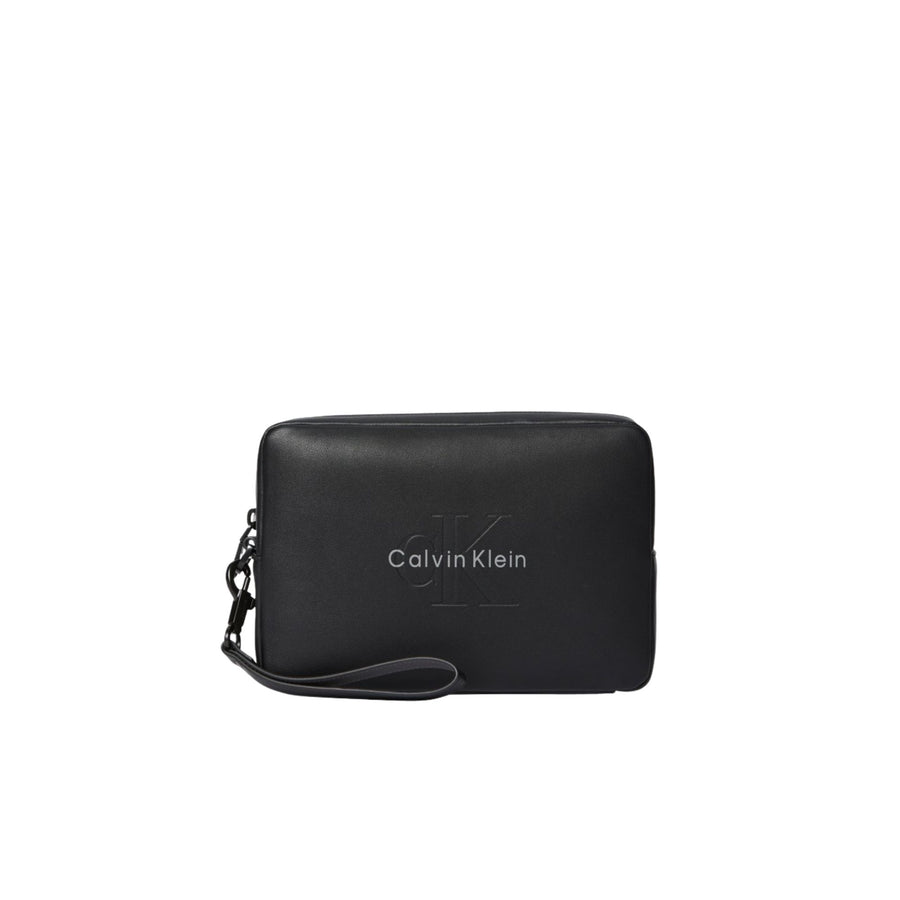 Pochette Calvin Klein uomo Bold con laccetto nero