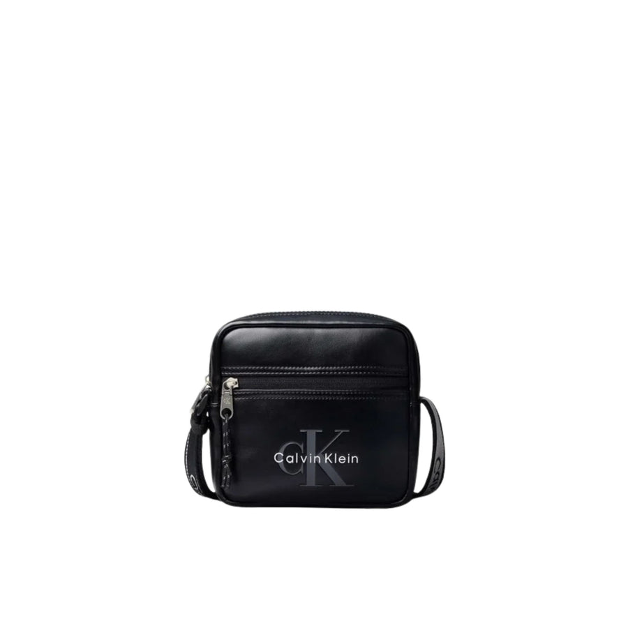 Borsa Calvin Klein uomo a tracolla Bold Logo Webbing nero