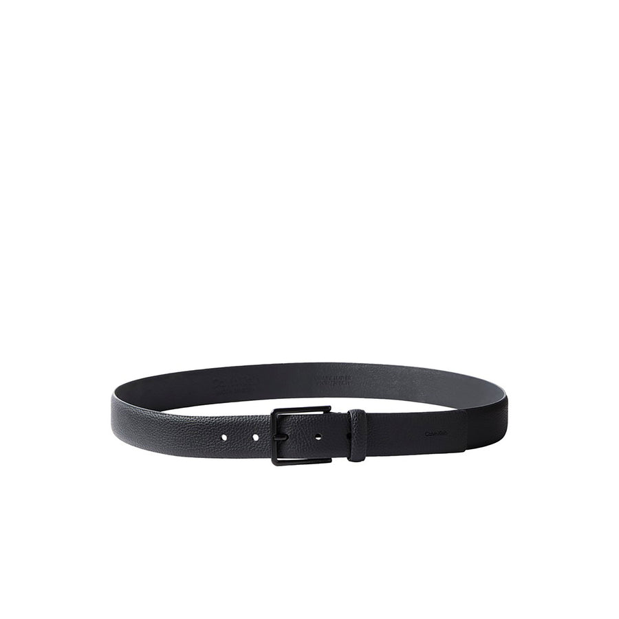 Cintura Calvin Klein uomo con fibbia rettangolare nero