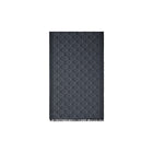 Sciarpa Calvin Klein uomo jacquard con monogramma nero