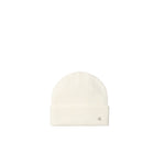 Cappello cuffia Calvin Klein donna Metal Slanted Rib panna