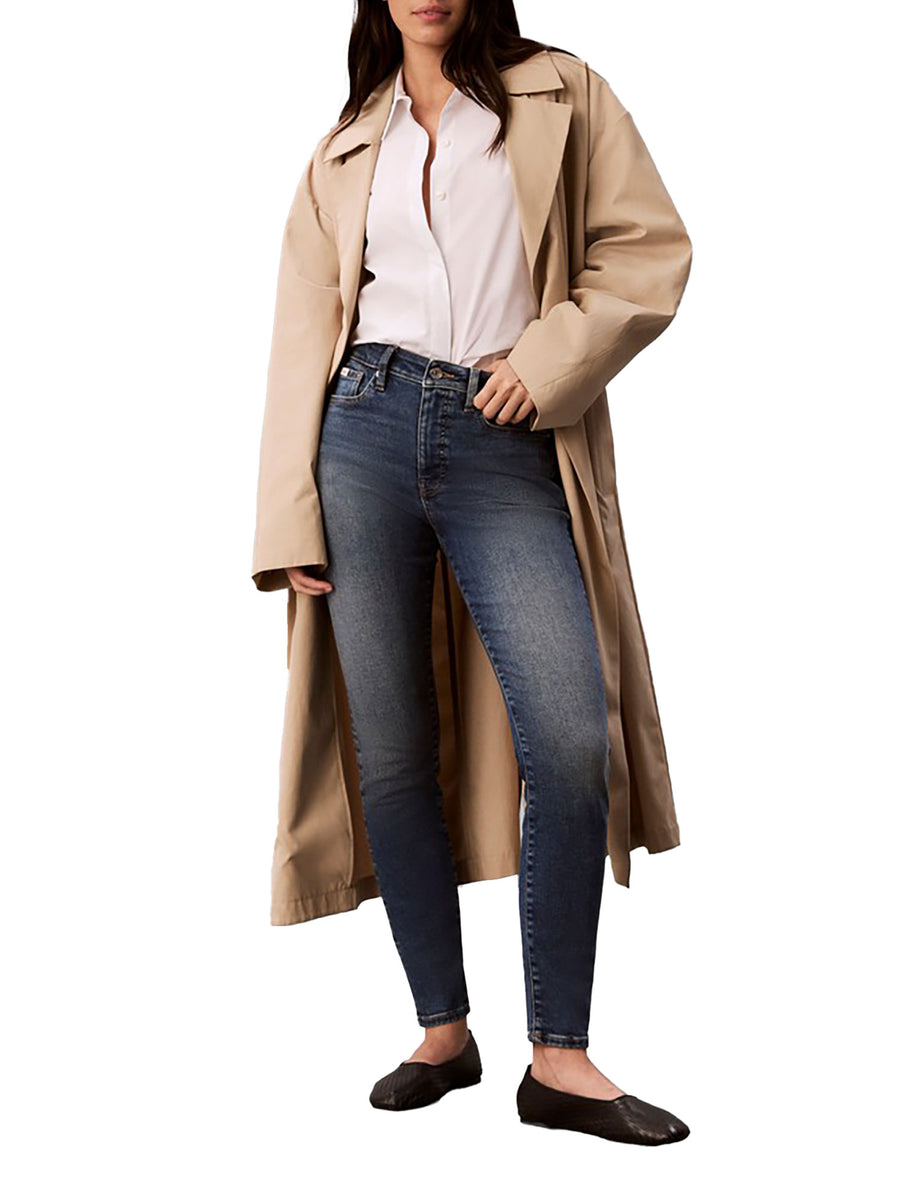 Jeans Calvin Klein Jeans donna skinny a vita media denim medio