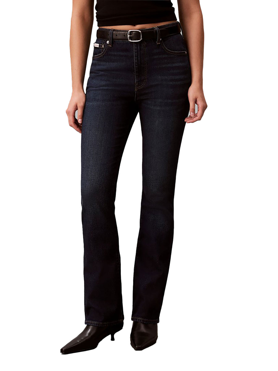 Jeans Calvin Klein Jeans donna skinny bootcut denim scuro