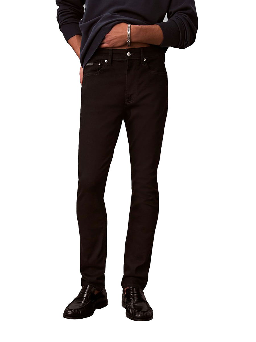 Jeans Calvin Klein Jeans uomo skinny denim nero