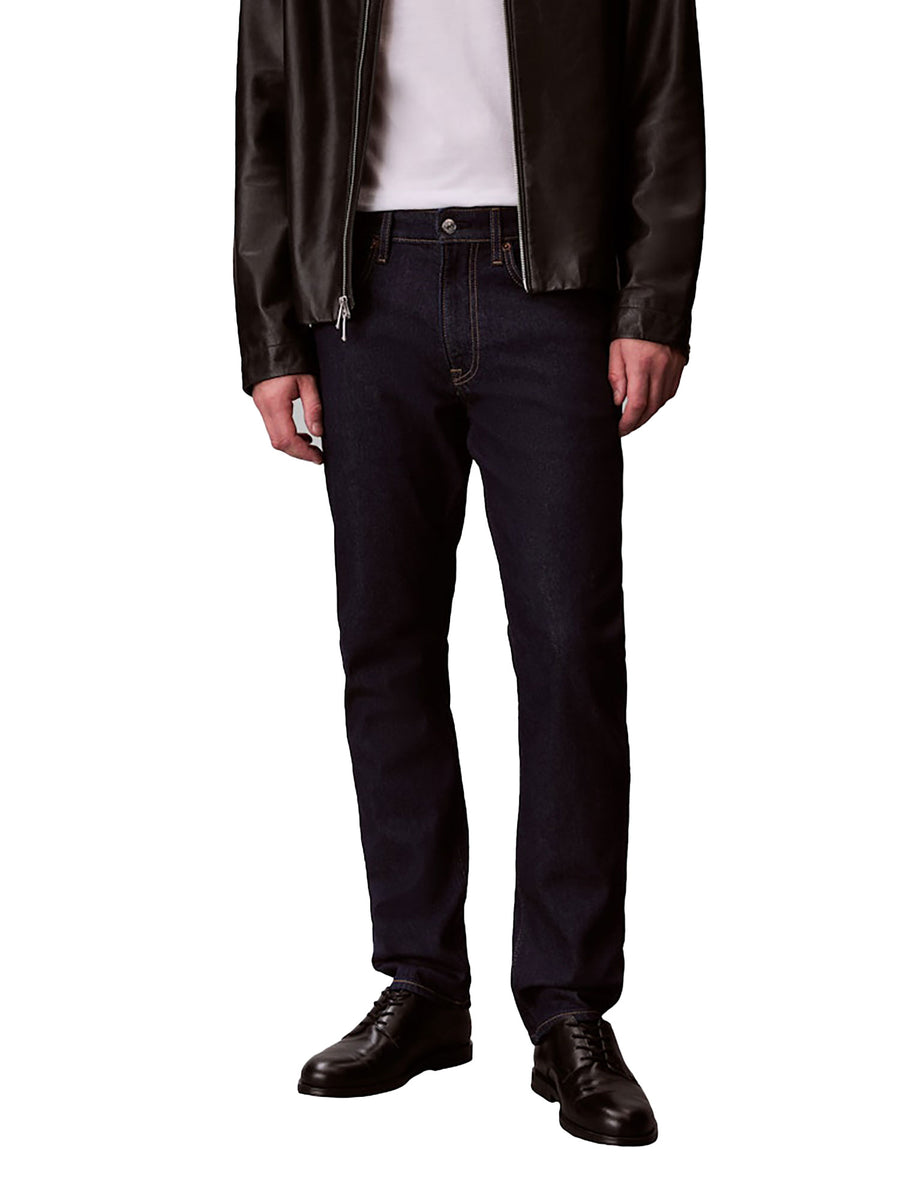Jeans Calvin Klein Jeans uomo slim Classic Rinse denim scuro