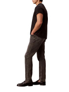 Jeans Calvin Klein Jeans uomo slim cinque tasche denim grigio