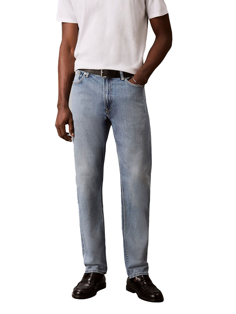 Jeans Calvin Klein Jeans uomo Classic Taper denim chiaro
