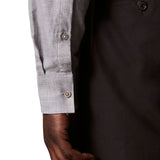 Camicia Calvin Klein uomo slim mélange grigio