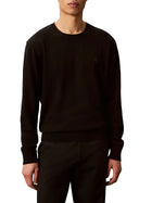Maglia Calvin Klein uomo girocollo in cotone Supima nero