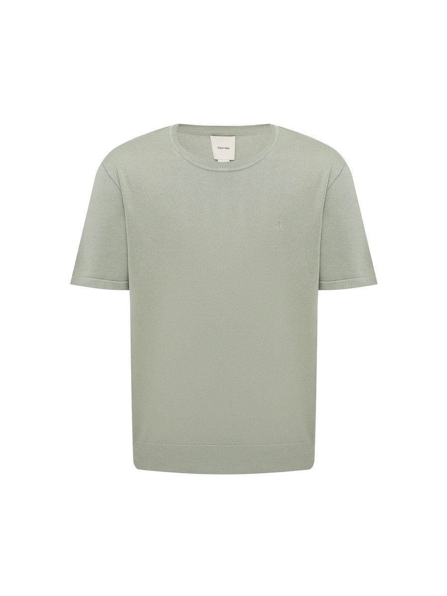Girocollo Calvin Klein Menswear a maniche corte supima cotton shadow