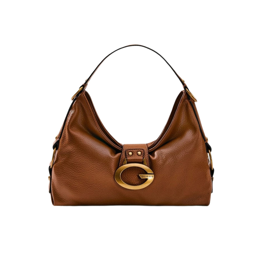 Borsa a spalla Guess donna Camden Cognac