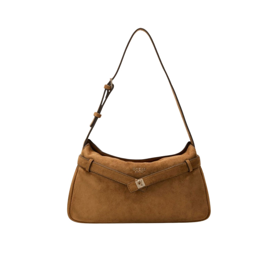 Borsa a spalla Guess donna Ella Cognac