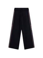 Pantaloni Guess bambina sweater con coulisse nero