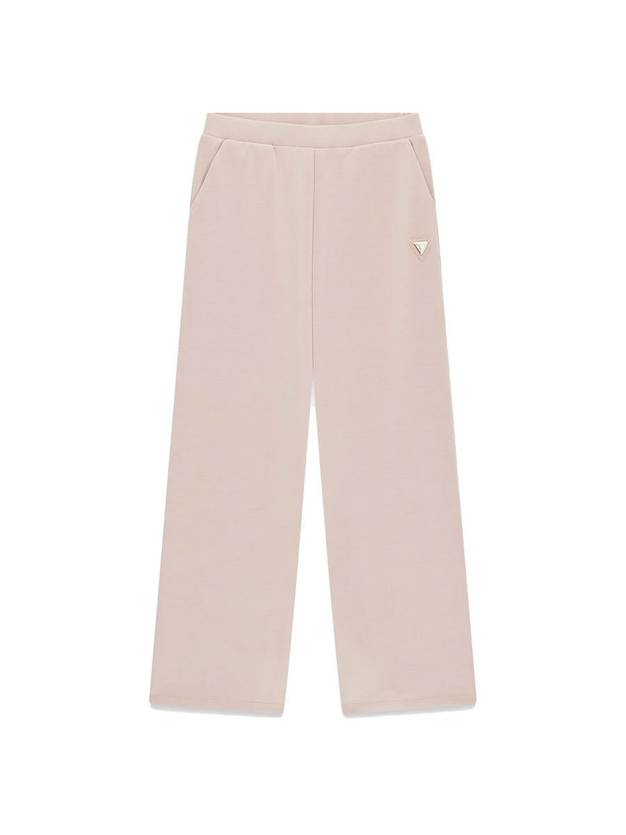 Pantaloni jogger Guess bambina jogging palazzo scuba malva