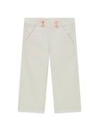 Jeans Guess bambina palazzo in denim color crema