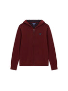 Cardigan con zip Guess bambino capp. con logo vino